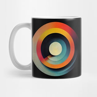 Painted Concentric Circles Mug